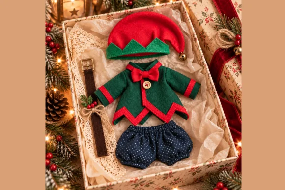 Christmas Elf Outfit Sewing Pattern – Christmas sewing pattern PDF