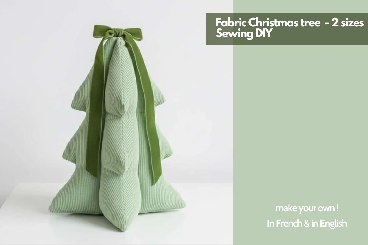 Christmas Tree Sewing Pattern 2 Sizes – Christmas sewing pattern PDF